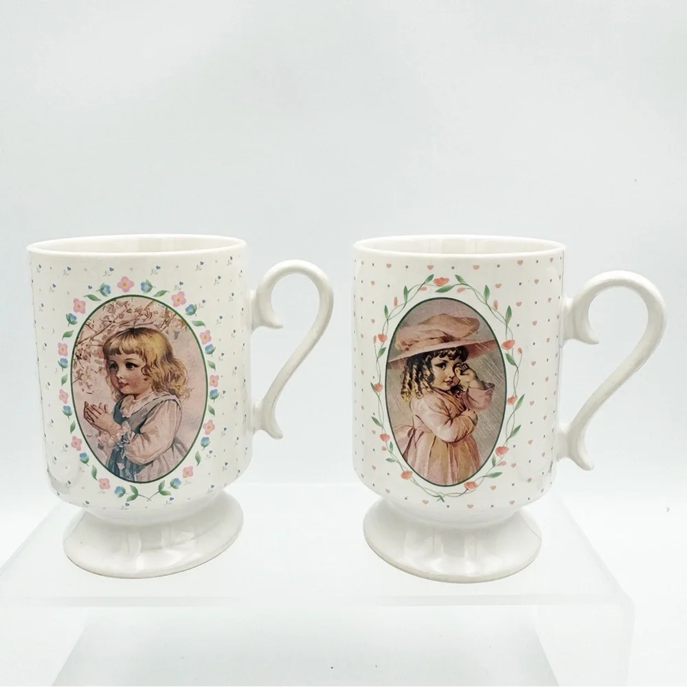 Vintage 1990 Maud Humphrey Bogart In The Orchard No More Tears Mugs